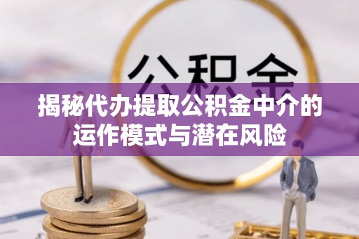 鹤壁揭秘代办提取公积金中介的运作模式与潜在风险